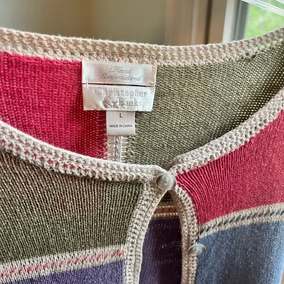 Vintage Christopher & Banks Cardigan - Size Large - Picture 3 of 3